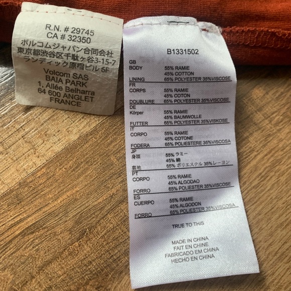 Volcom Copper Geo Crochet Sweater Dress Size-S Excellent Preloved Condition - Picture 7 of 16